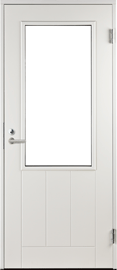 Basic B 0030 W14 Белая/Коричневая ― Магазин дверей FinStroyGroup
