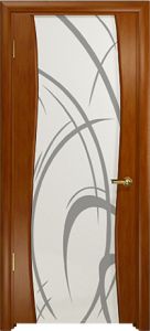 Вела анегри белый триплекс с рисунком ― Магазин дверей FinStroyGroup